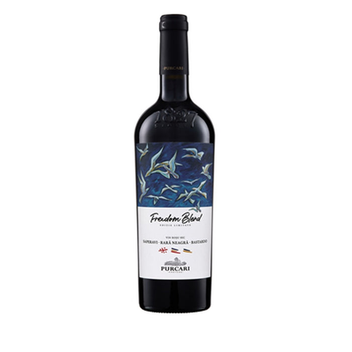 PURCARI FREEDOM BLEND Freedom Blend Saperavi & Rara Neagra & Bastardo Vin Rosu Sec SGR 0,75 L - WALTI WALTI