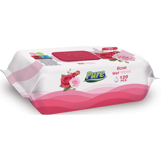 PURE PREMIUM 120 Servetele Umede Trandafir - WALTI WALTI