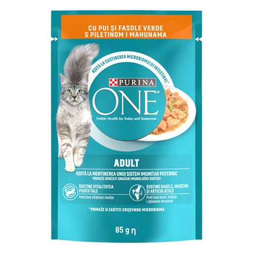PURINA ONE Hrana Umeda pentru Pisici cu Pui si Fasole 85 g - WALTI WALTI