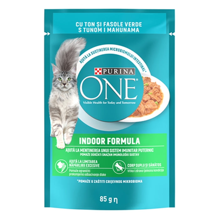PURINA ONE Hrana Umeda pentru Pisici cu Ton si Fasole 85 g - WALTI WALTI