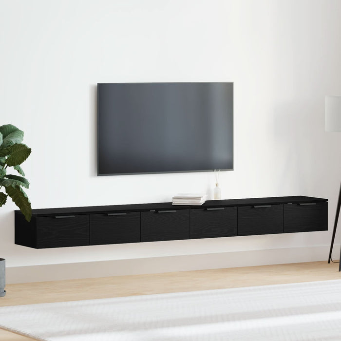 Cabițele 2 piese Stejar negru 102x30x20 cm Lemn prelucrat - WALTI WALTI
