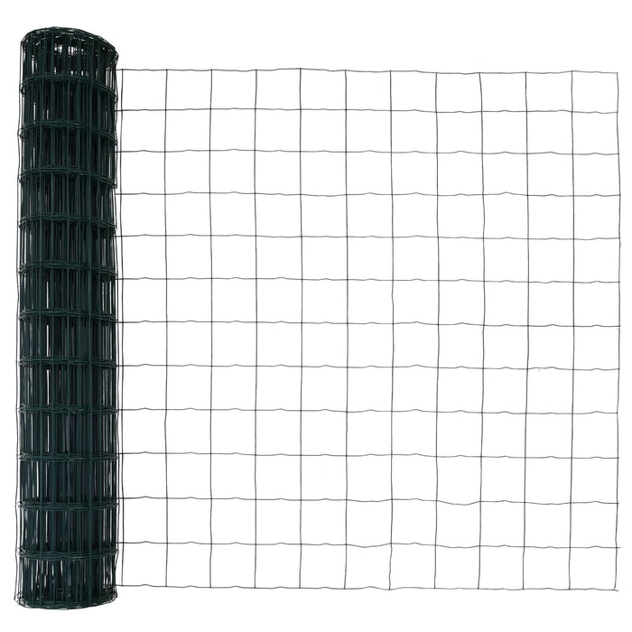 Euro Fence Set de 2 Verde Oțel vopsit electrostatic 10 x 1.0 m - WALTI WALTI