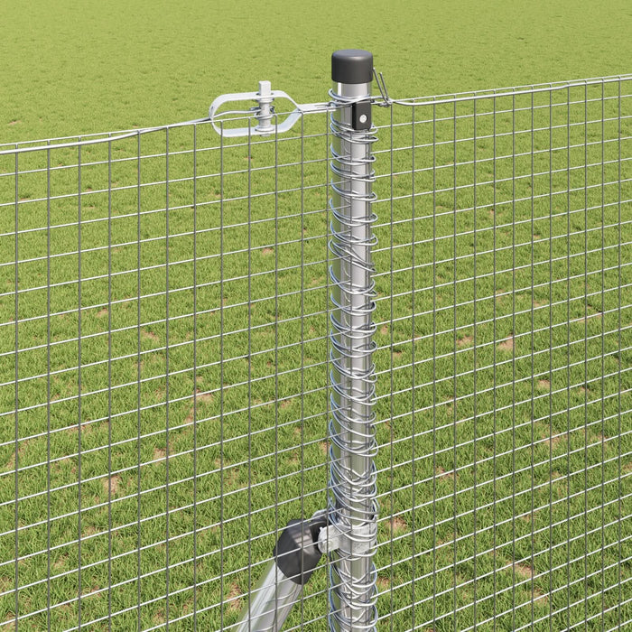 Set Posturi De Împrejmuire Set de 2 Oțel galvanizat 10 x 1.5 m - WALTI WALTI