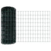 Gard Euro cu 13 Stâlpi 0.4x50 m Oțel galvanizat verde - WALTI WALTI