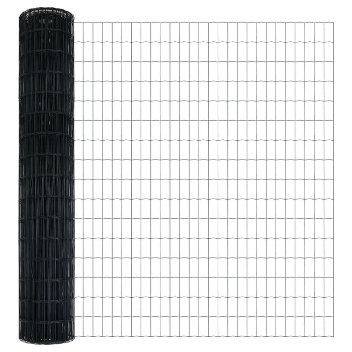 Îngrădire Euro cu 7 stâlpi flanșați 1.6x10 m din oțel galvanizat - WALTI WALTI