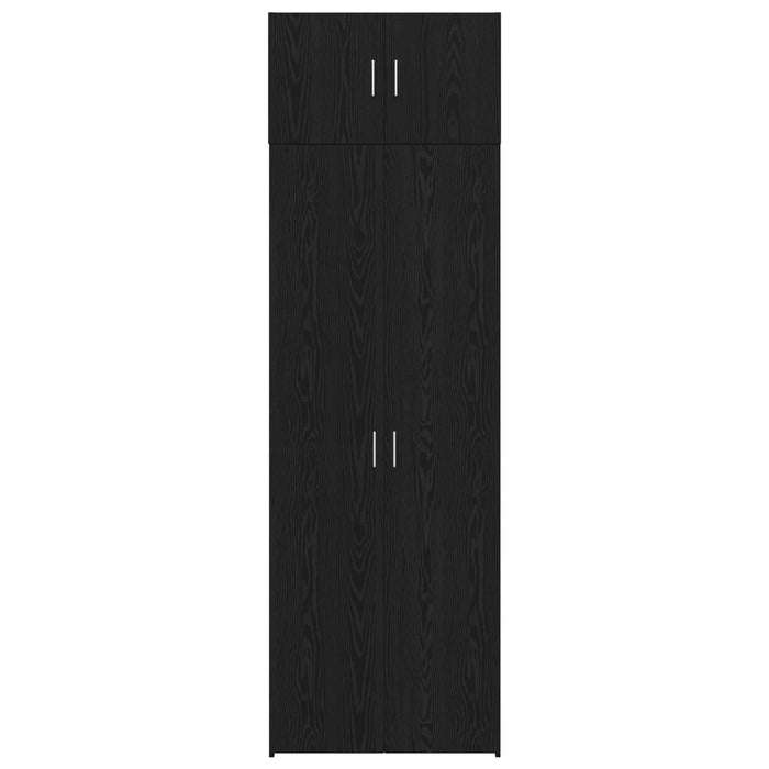 Dulap de depozitare vidaXL Stejar Negru 70x42.5x225 cm Lemn procesat, Dulap pe perete vidaXL Stejar Negru 70x42,5x40 cm Lemn procesat - WALTI WALTI