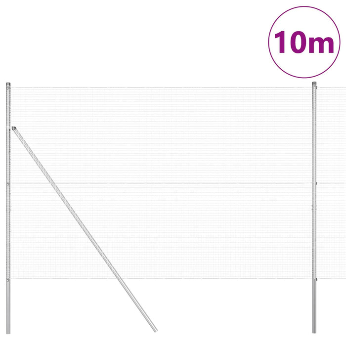 Set Posturi De Împrejmuire Set de 2 Oțel galvanizat 10 x 1.5 m - WALTI WALTI