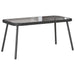 Set mobilier de grădină, 2 piese, cu perne, negru, poliratan - WALTI WALTI