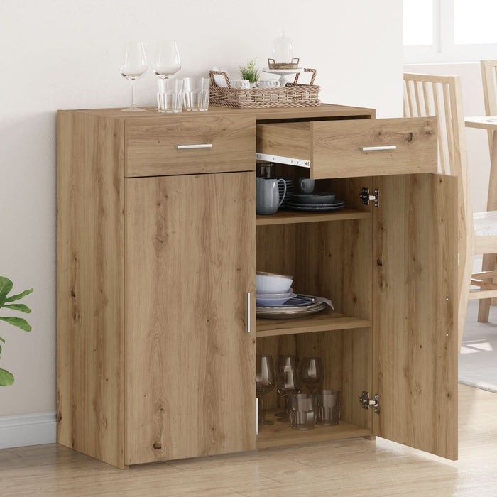 Dulap de depozitare Stejar Artisan 80x42.5x93.5 cm Lemn prelucrat - WALTI WALTI
