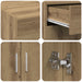 Dulap de depozitare Stejar Artisan 80x42.5x93.5 cm Lemn prelucrat - WALTI WALTI