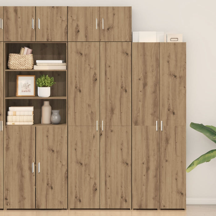 Cabinet de depozitare vidaXL Stejar Artisan 70x42.5x225 cm Lemn prelucrat, Cabinet pe perete vidaXL Stejar Artisan 70x42.5x40 cm Lemn prelucrat - WALTI WALTI