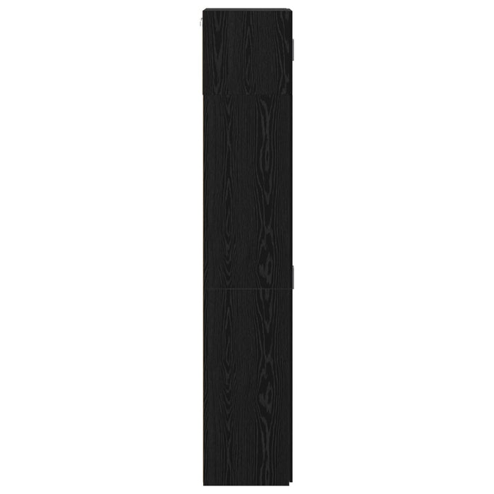 Dulap de depozitare vidaXL Stejar Negru 70x42.5x225 cm Lemn procesat, Dulap pe perete vidaXL Stejar Negru 70x42,5x40 cm Lemn procesat - WALTI WALTI