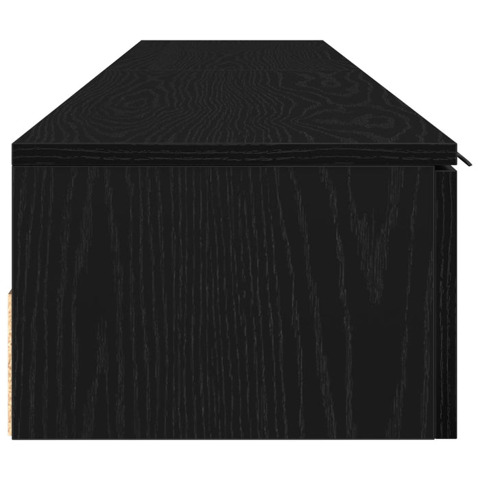 Cabițele 2 piese Stejar negru 102x30x20 cm Lemn prelucrat - WALTI WALTI