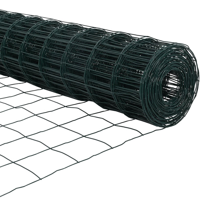 Euro Fence Set de 2 Verde Oțel vopsit electrostatic 10 x 1.0 m - WALTI WALTI