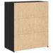 Sifonier Stejar Negru 80x42.5x93.5 cm Lemn Ingineresc - WALTI WALTI