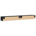 Cabițele 2 piese Stejar negru 102x30x20 cm Lemn prelucrat - WALTI WALTI