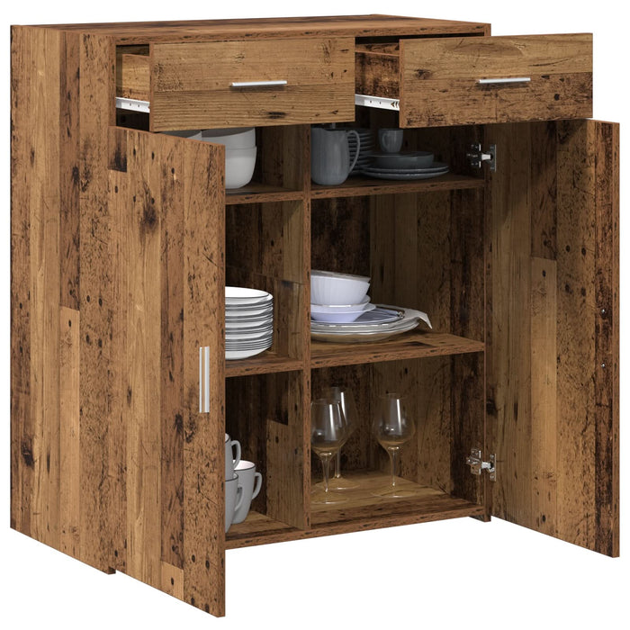 Cabinet de stocare din lemn vechi 80x42.5x93.5 cm Lemn prelucrat - WALTI WALTI