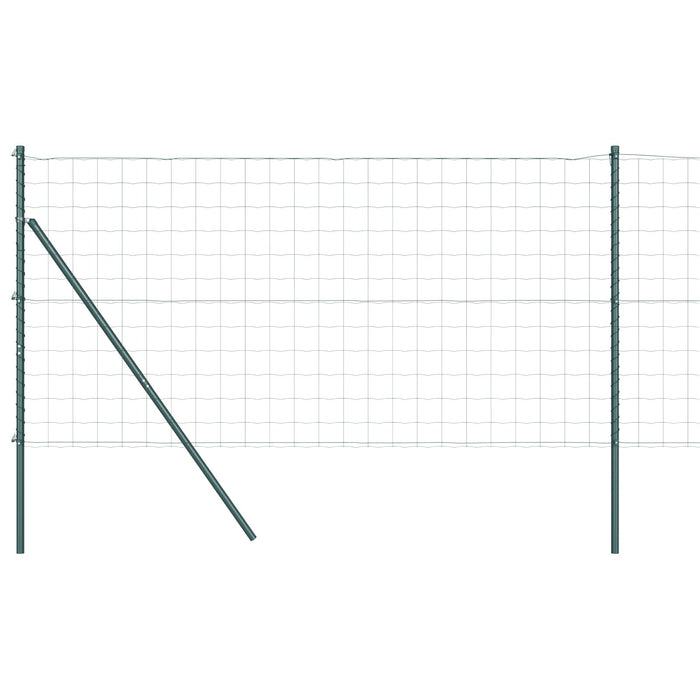 Euro Fence Set de 2 Verde Oțel vopsit electrostatic 10 x 1.0 m - WALTI WALTI
