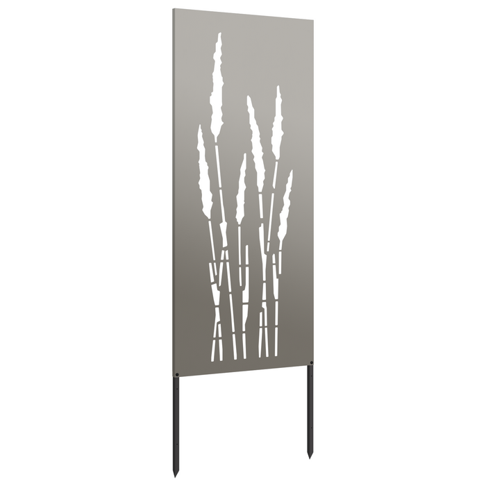 Ecran de intimitate pentru grădină Floral Ruginit 50 x 140 cm WALTI