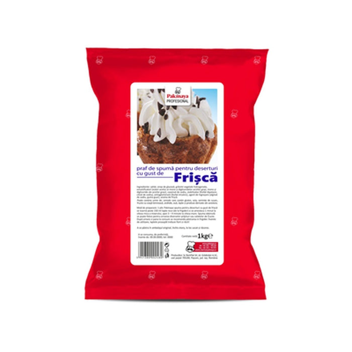Pakmaya PROFESIONAL Spuma pentru Deserturi cu Gust de Frisca 1 Kg - WALTI WALTI