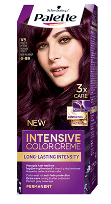 Palette Intensive Color Creme Vopsea de Par Nuanta V5 Violet Intens 110 ml - WALTI WALTI