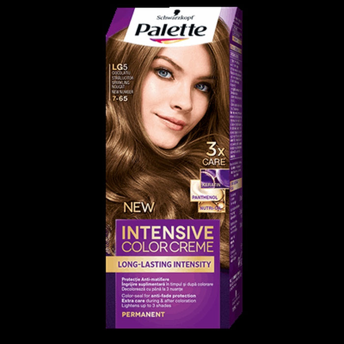 Palette INTENSIVE COLOR CREME Vopsea de Par Nuanta G4/LG5 Ciocolatiu Stralucitor 110 ml - WALTI WALTI