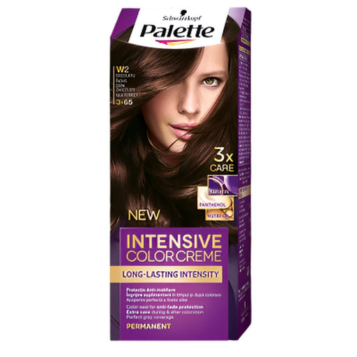 Palette INTENSIVE COLOR CREME Vopsea de Par Nuanta W2 Ciocolatiu Inchis 110 ml - WALTI WALTI