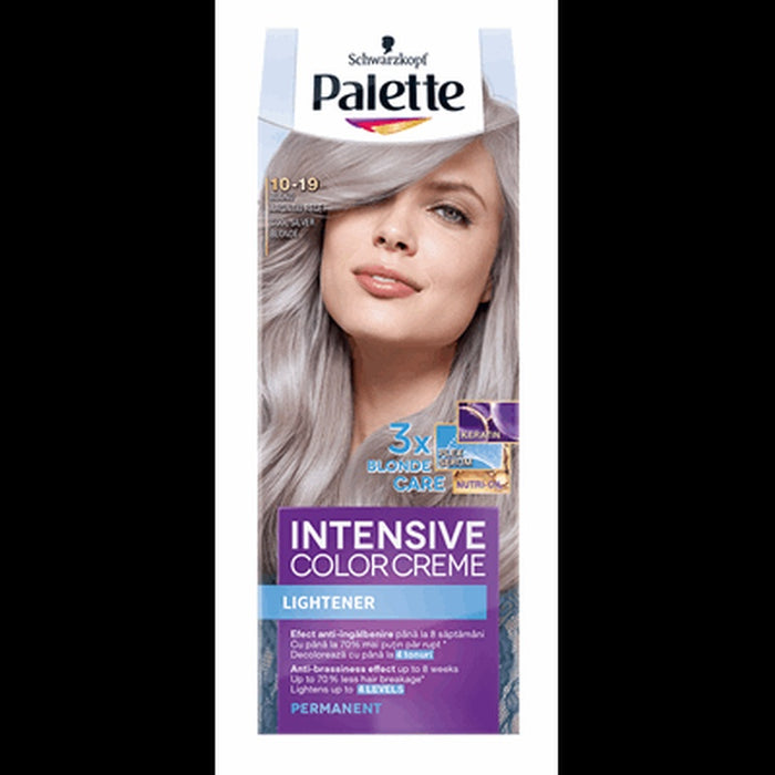 Palette Intensive Color Creme Decolorant pentru Par Nuanta 10-19 Blond Argintiu Rece 110 ml - WALTI WALTI