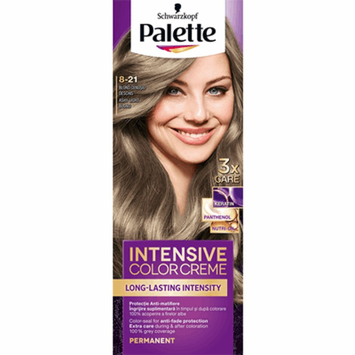 Palette Intensive Color Creme Vopsea De Par Nuanta 8-1 Blond Cenusiu Deschis 110 ml - WALTI WALTI