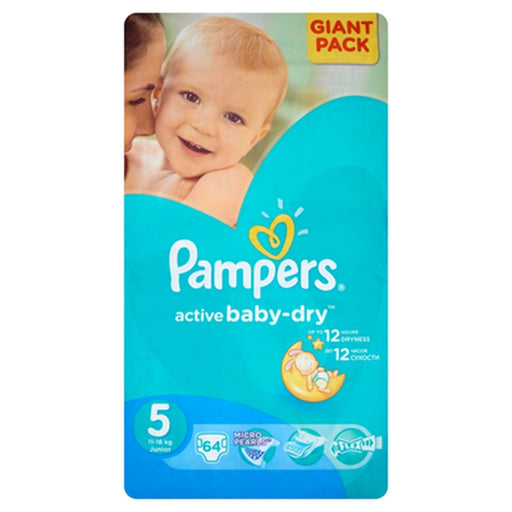 Pampers active baby Scutece Marimea 5 11- 16 Kg 64 buc - WALTI WALTI