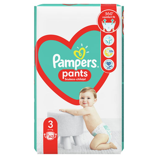 Pampers pants Scutece Chilotel Marimea 3 62 bucati - WALTI WALTI