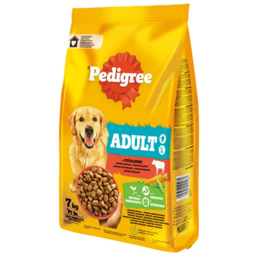 Pedigree Hrana Uscata cu Vita si Legume pentru Caini Adulti M/L 7 Kg - WALTI WALTI