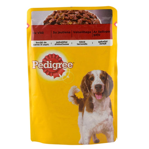 Pedigree Hrana Umeda Caini Adulti cu Vita in Aspic 100 g - WALTI WALTI