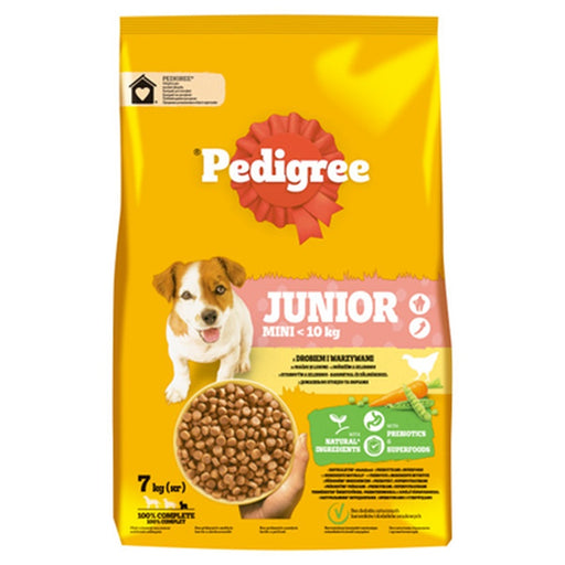 Pedigree Hrana Uscata Caini Juniori S Pasare & Legume 7 Kg - WALTI WALTI