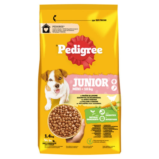 Pedigree Hrana Uscata pentru Caini Juniori S cu Pui si Legume 1,4 Kg - WALTI WALTI