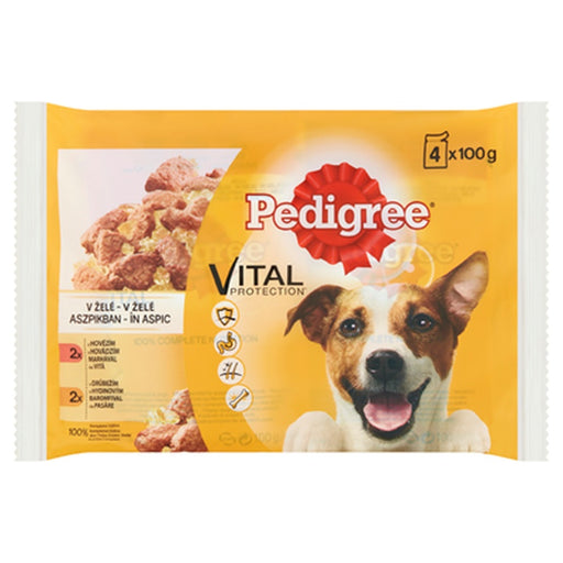 Pedigree Plic Adult Vita Si Pasare 4 x 100 g - WALTI WALTI