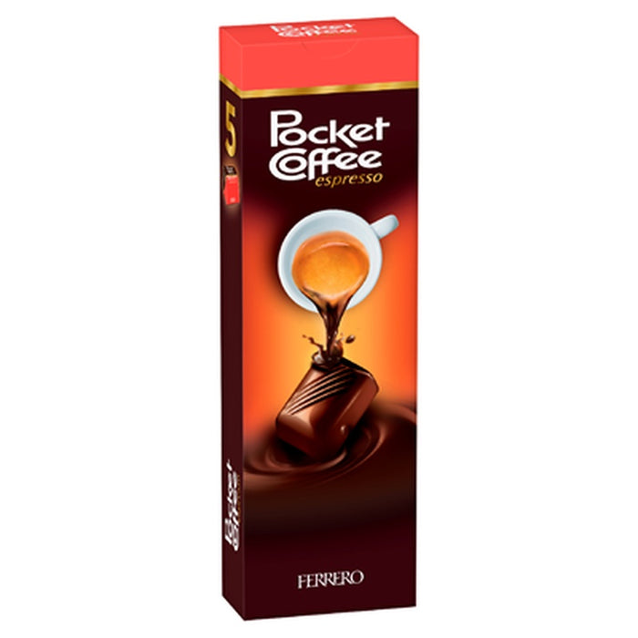 Pocket Coffee Praline cu Cafea 5 bucati 62,5 g WALTI