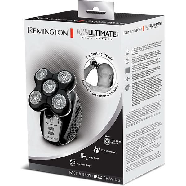 Aparat de ras REMINGTON Ultimate Series RX5 XR1500, acumulator, 50 min autonomie, negru WALTI