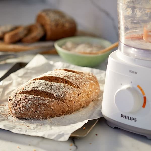 Robot de bucatarie PHILIPS HR7310/00, vas 2.1l, 700W, 2 trepte viteza, alb WALTI