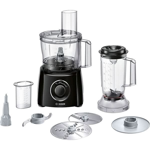 Robot de bucatarie BOSCH MultiTalent 3 MCM3201B, vas 2.3l, blender 1l, 800W, 2 trepte viteza, negru WALTI