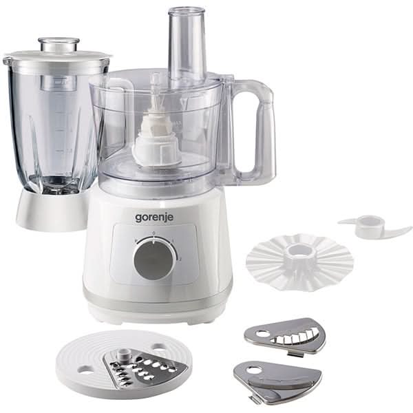 Robot de bucatarie GORENJE SB801W, vas 2.4l, blender 1.5l, 800W, 2 trepte viteza, alb-gri WALTI