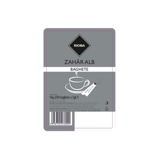 RIOBA 200 Plicuri Zahar Alb Stick 1Kg - WALTI WALTI