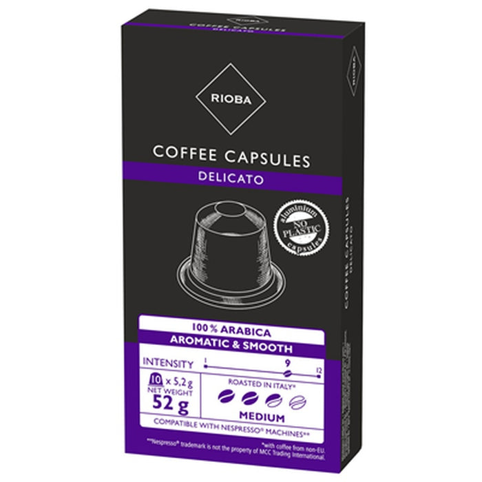 RIOBA Nespresso Cafea Capsule Delicato 52 g - WALTI WALTI