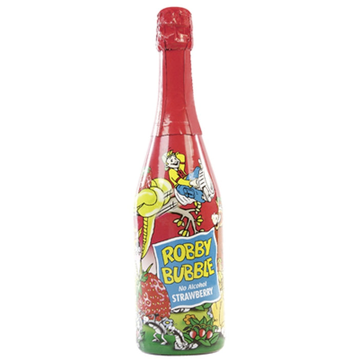 ROBBY BUBBLE Bautura Carbogazoasa Aroma Capsune SGR 0,75 L WALTI