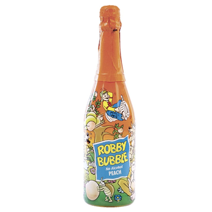 ROBBY BUBBLE Bautura Carbogazoasa Aroma Piersica SGR 0,75 L - WALTI WALTI