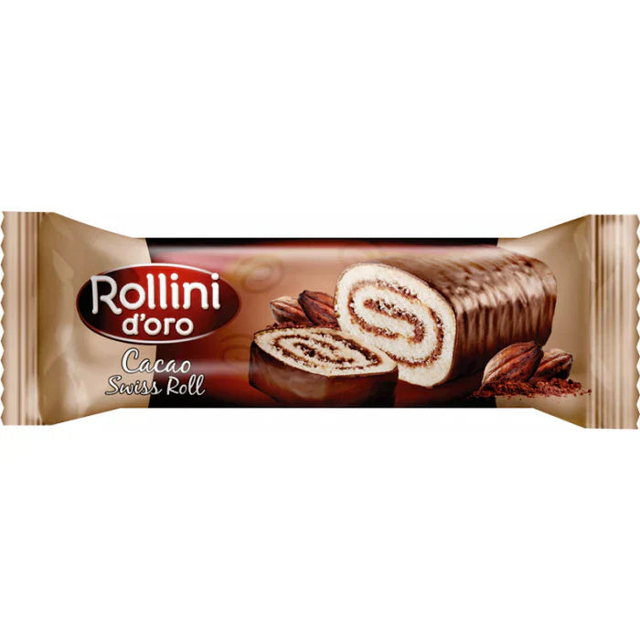 ROLLINI Rulada cu Glazura de Cacao 180 g WALTI