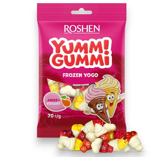 ROSHEN YUMMI GUMMI Jeleuri Frozen Yogo 70 g - WALTI WALTI