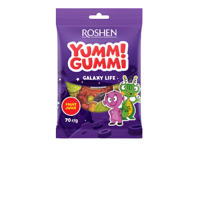 ROSHEN YUMMI GUMMI Jeleuri Galaxy Life 70 g - WALTI WALTI