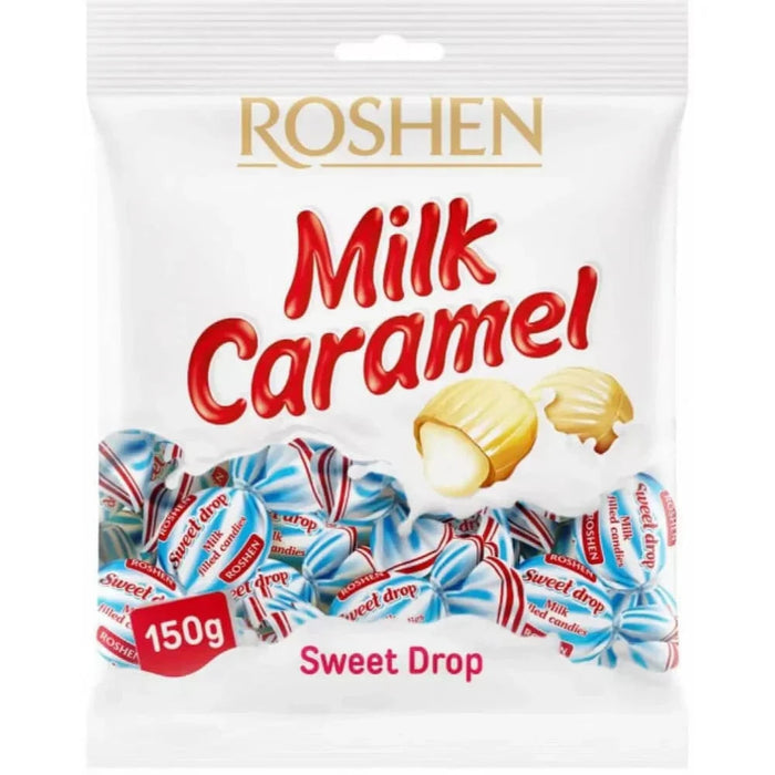 ROSHEN Dropsuri cu Aroma si Umplutura de Lapte 150 g - WALTI WALTI