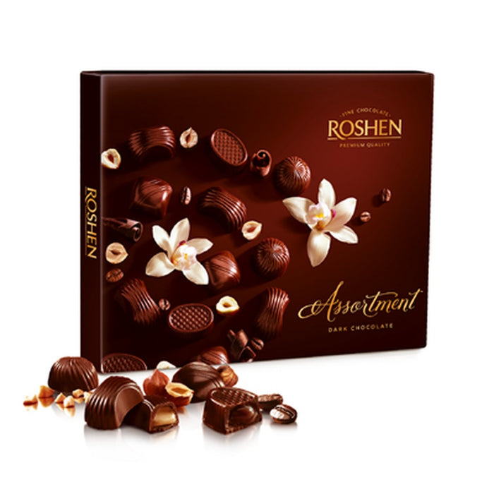 ROSHEN Praline Ciocolata Neagra 154 g - WALTI WALTI